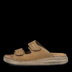 Slippers KASTANJEBRUIN