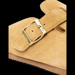 Slippers KASTANJEBRUIN