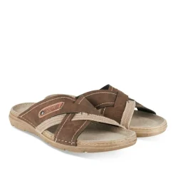 Slippers KASTANJEBRUIN