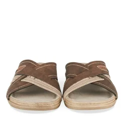 Slippers KASTANJEBRUIN