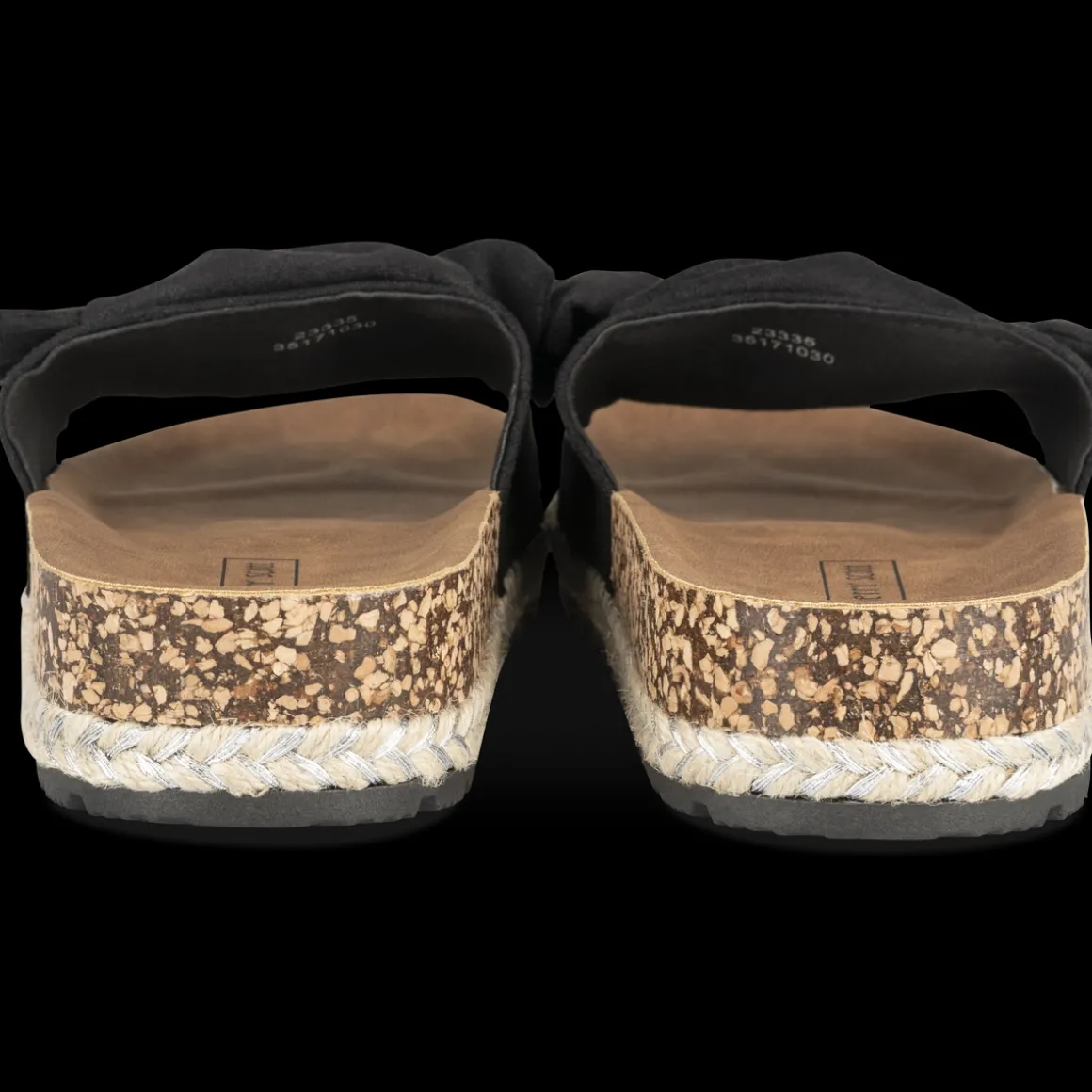 Slippers ZWART