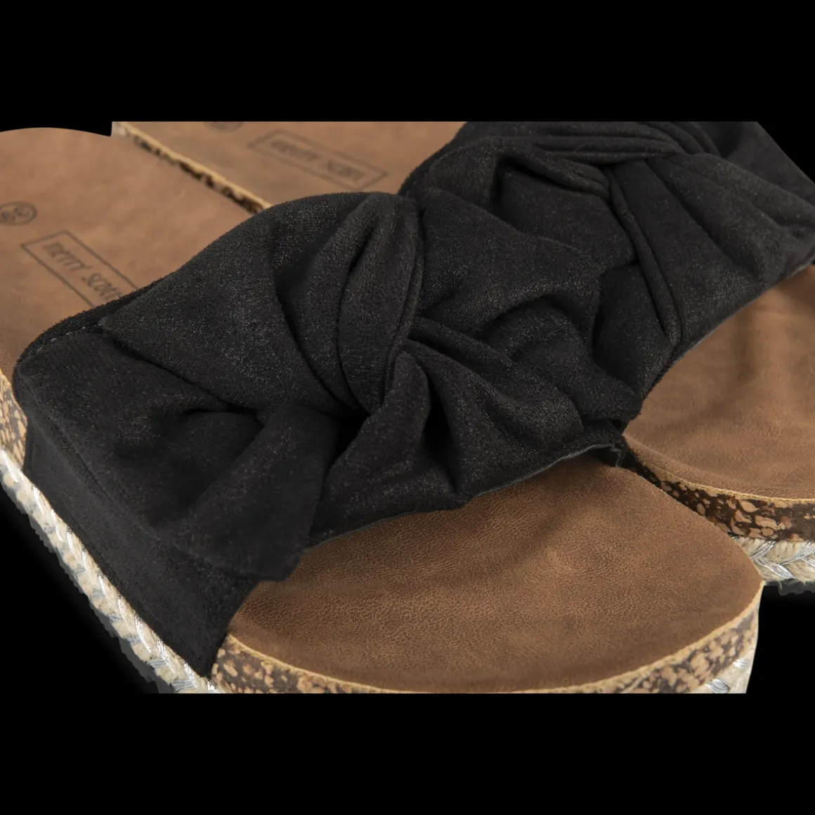 Slippers ZWART
