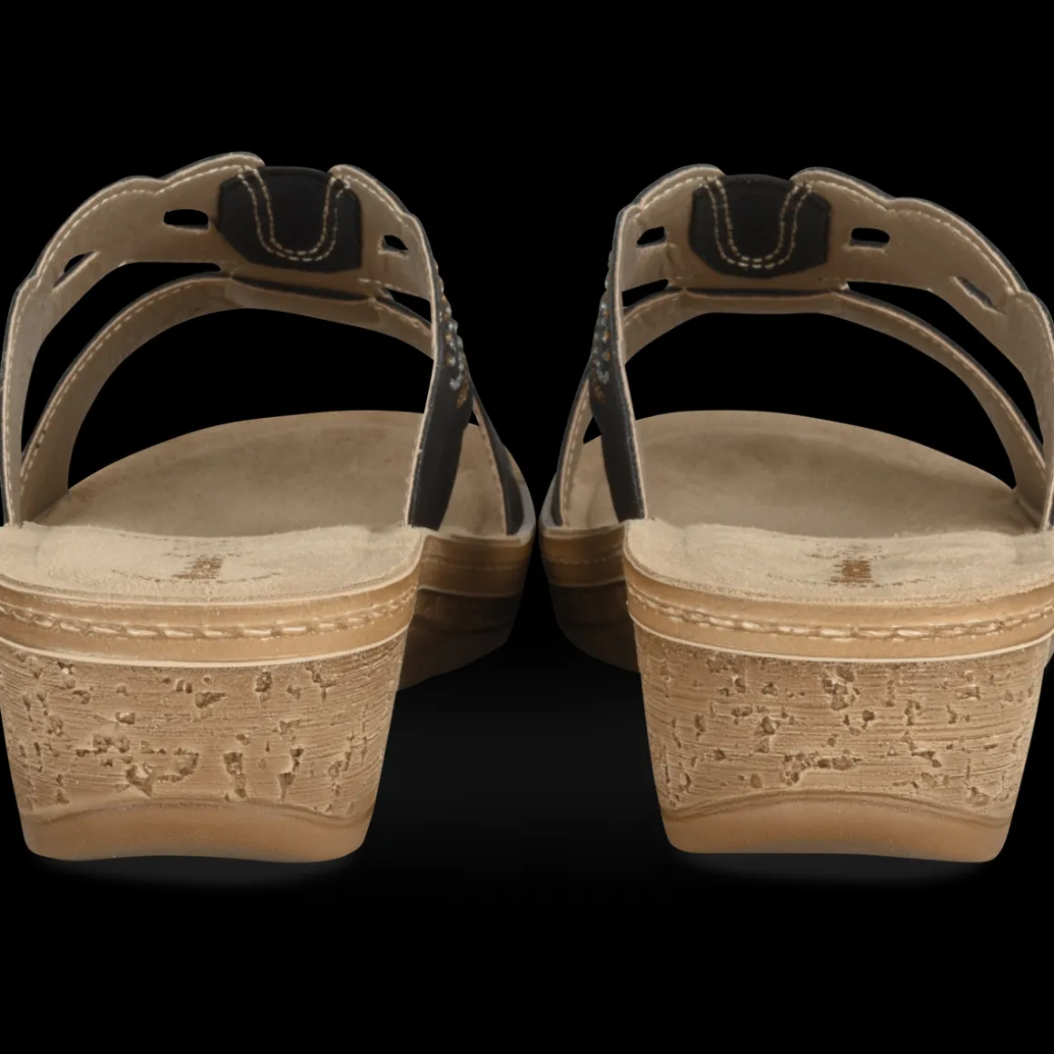Slippers ZWART