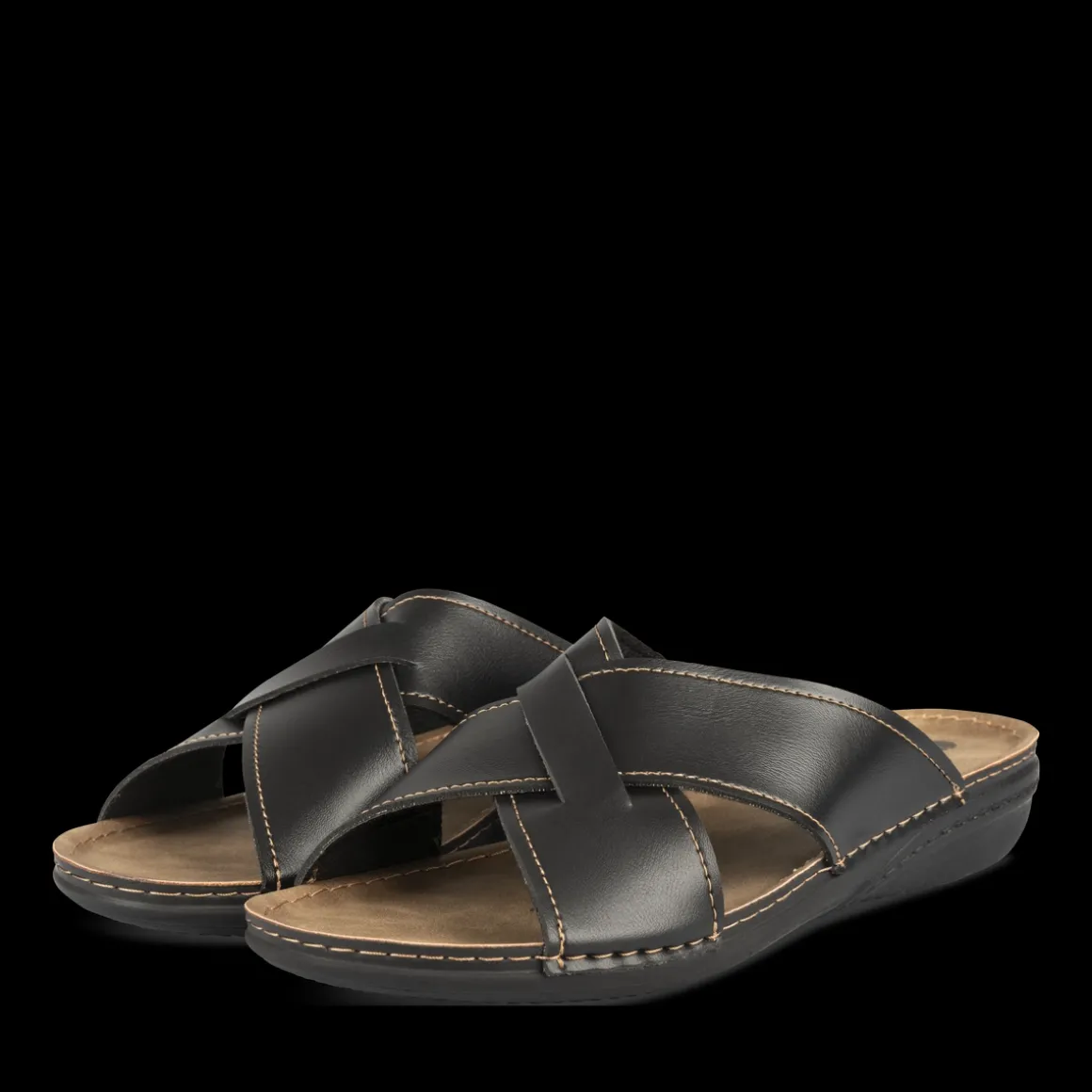 Slippers ZWART