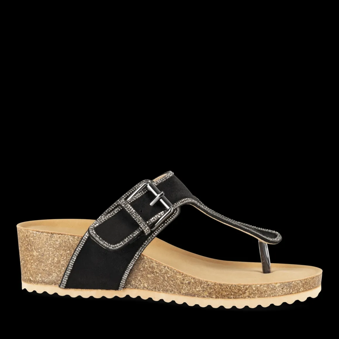 Slippers ZWART