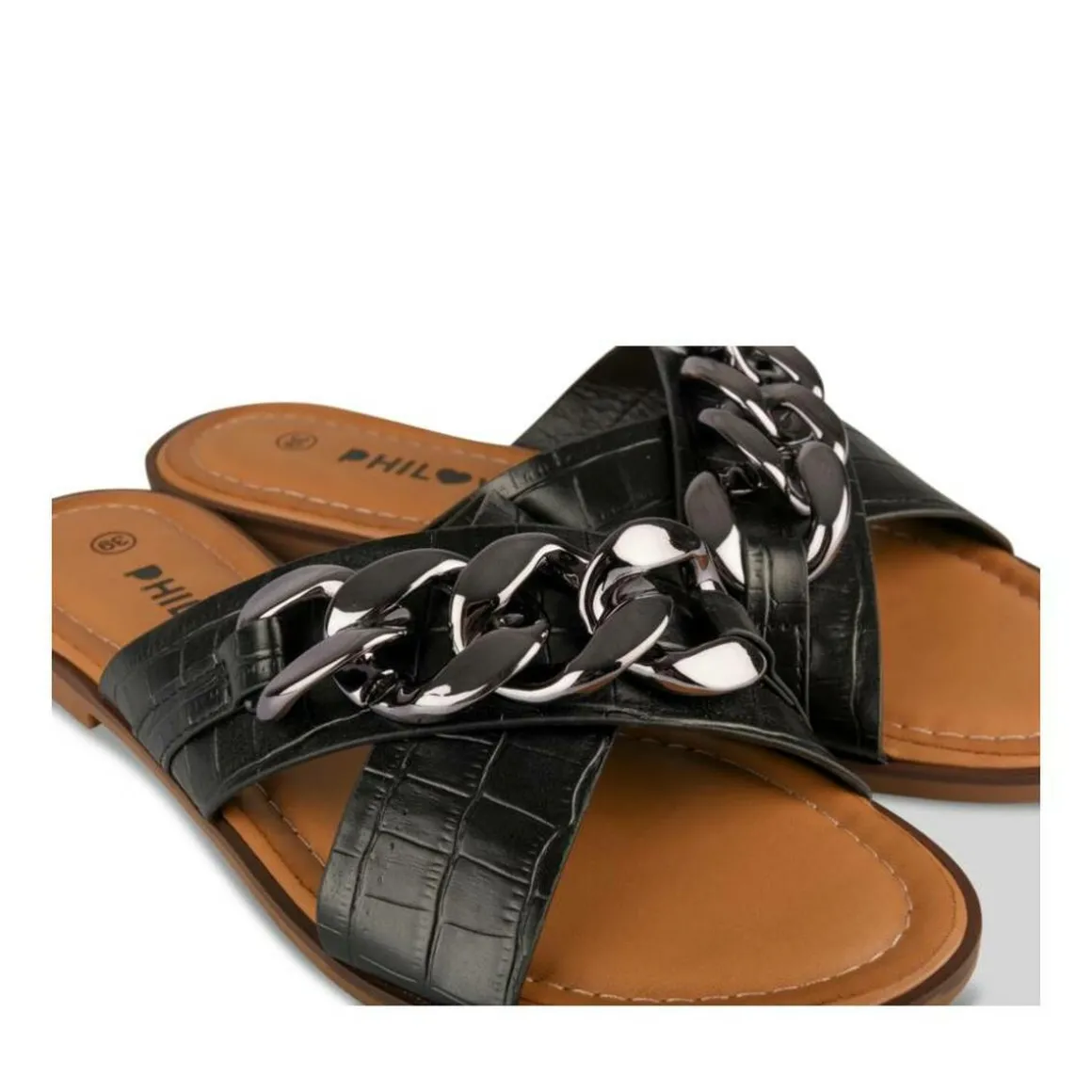 Slippers ZWART