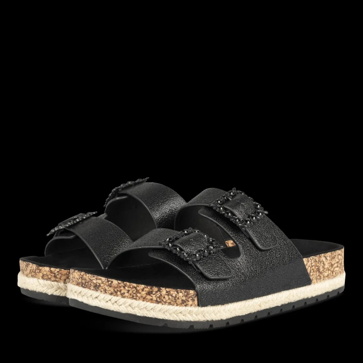 Slippers ZWART
