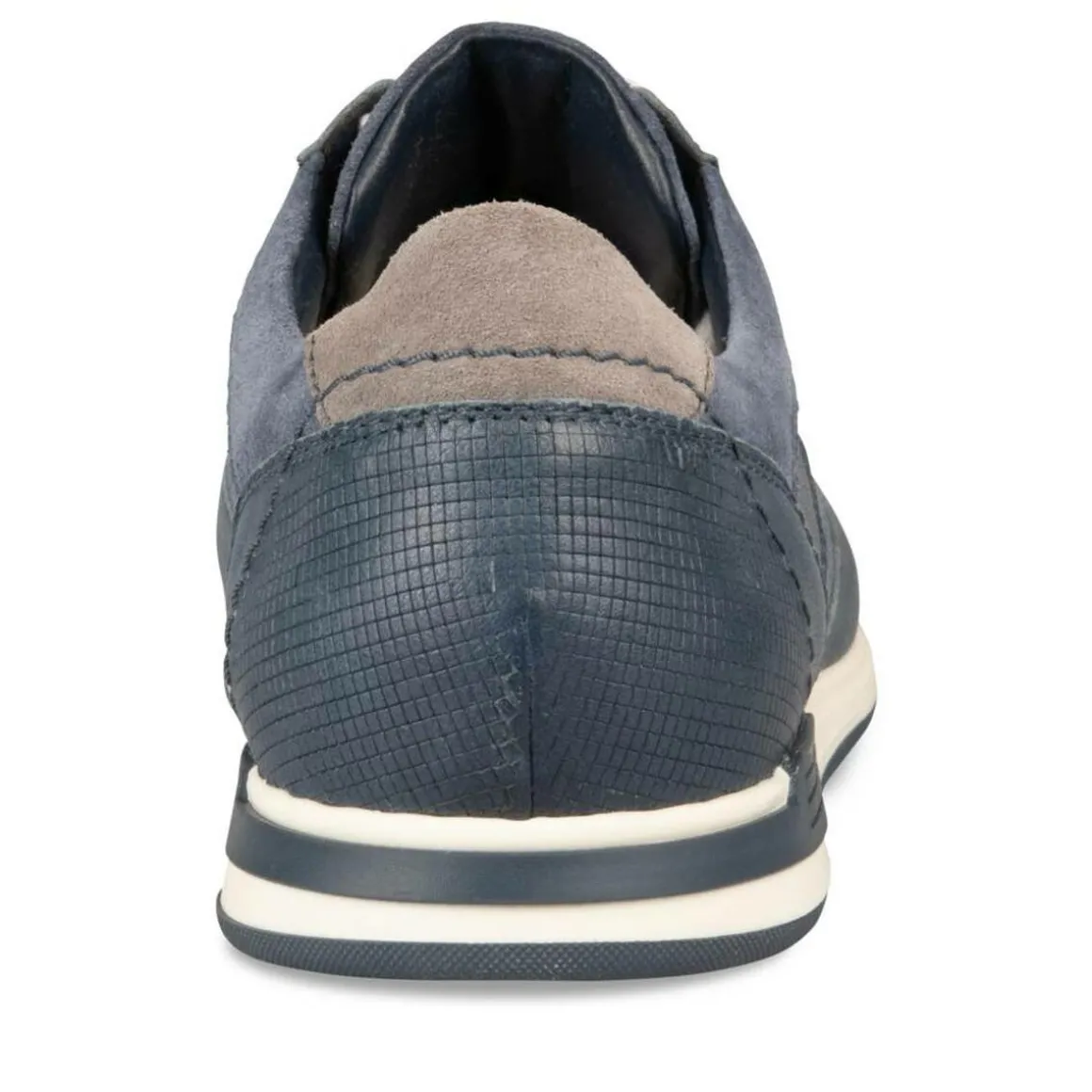Sneakers BLAUW DENIM SIDE LEER