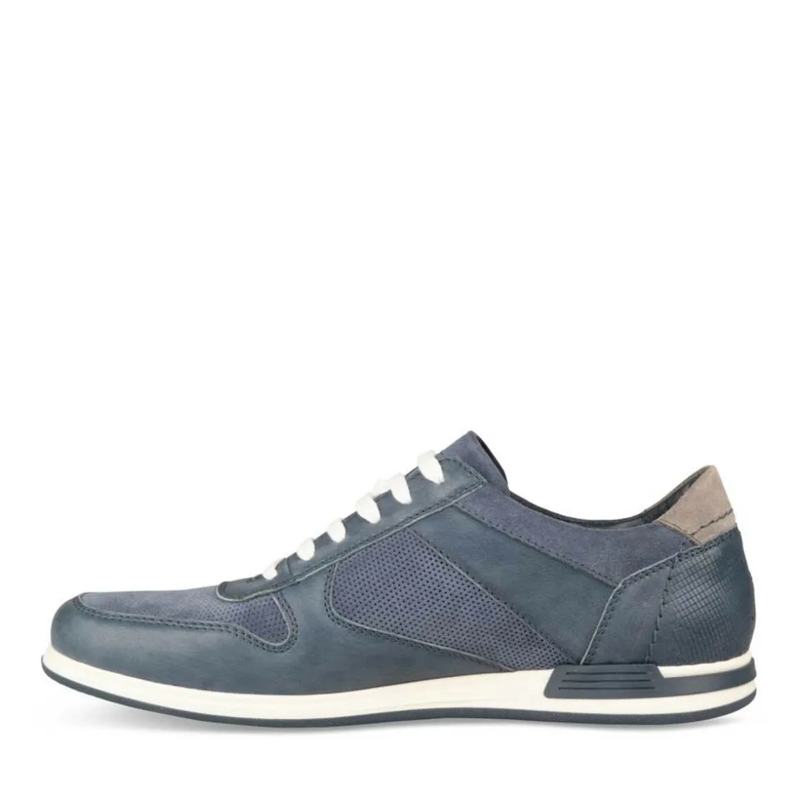 Sneakers BLAUW DENIM SIDE LEER