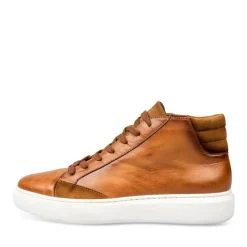Sneakers COGNACKLEUR DENIM SIDE LEER