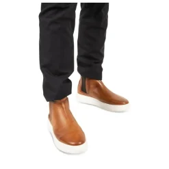 Sneakers COGNACKLEUR DENIM SIDE LEER