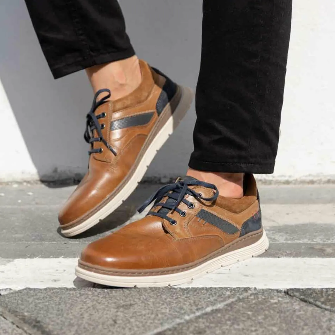 Sneakers KASTANJEBRUIN