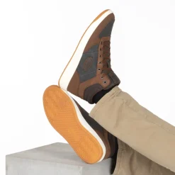 Sneakers KASTANJEBRUIN