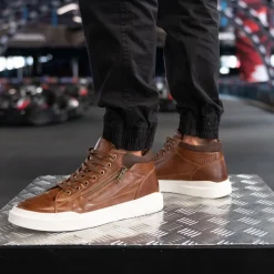 Sneakers KASTANJEBRUIN