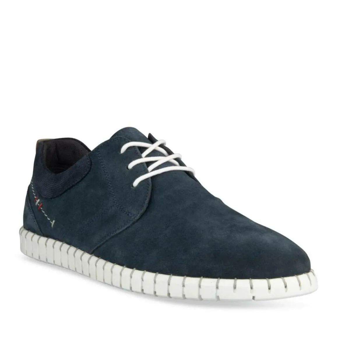 Sneakers NAVY DENIM SIDE LEER