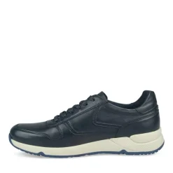 Sneakers NAVY DENIM SIDE LEER