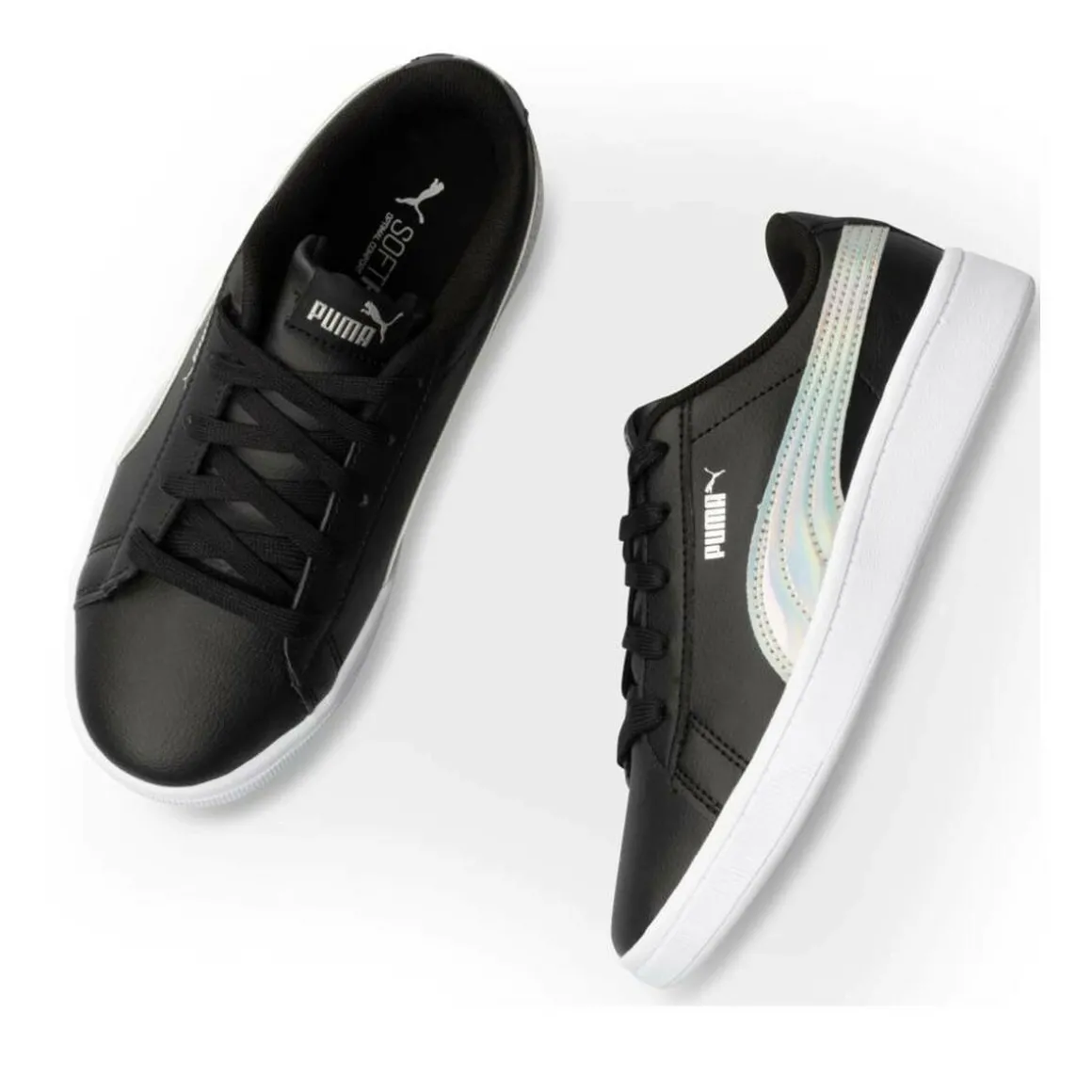 Sneakers Vikky V2 Rainbow AC ZWART PUMA