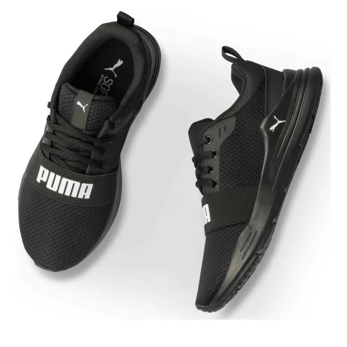 Sneakers Wired Run Jr ZWART PUMA