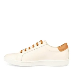 Sneakers WIT DENIM SIDE LEER