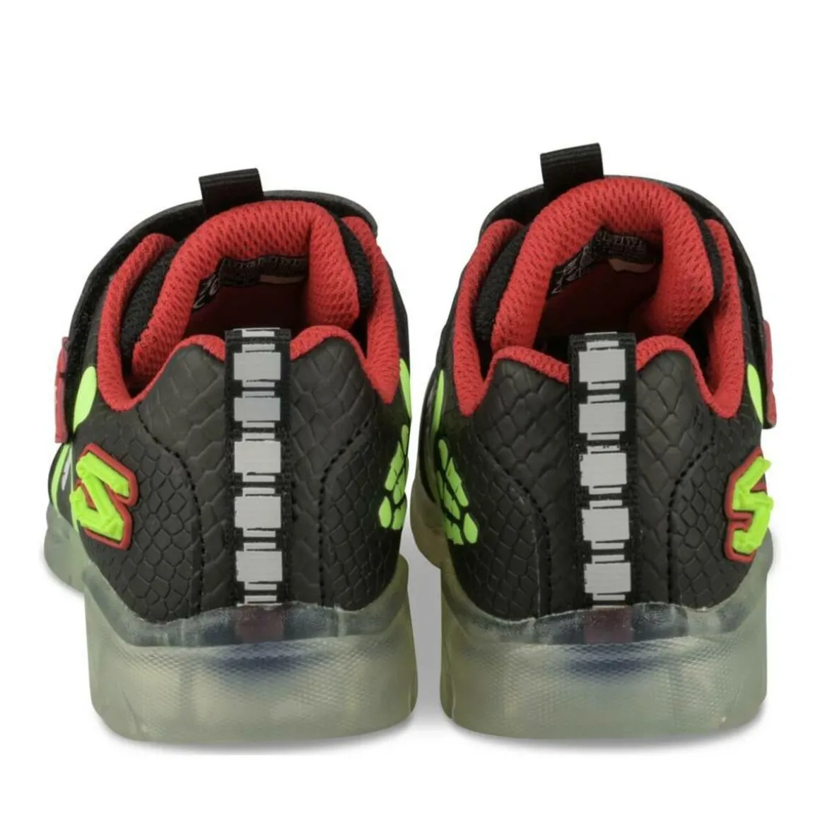 Sneakers ZWART S-Lights Illumi-Brights