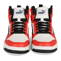 Sneakers ZWART PUMA Jr Rebound V6 Mid