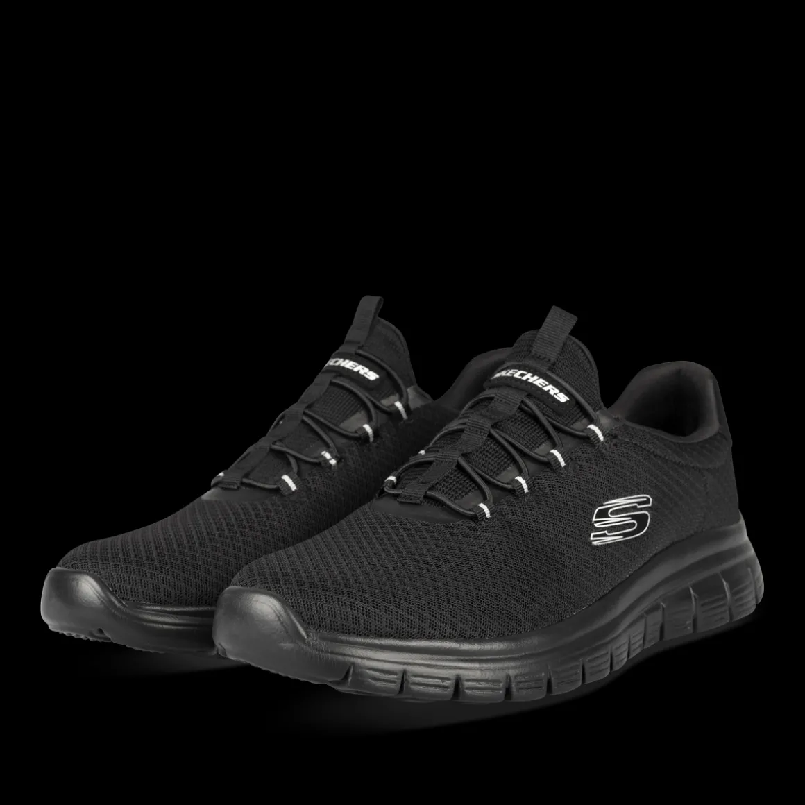 Sneakers ZWART SKECHERS BURNS