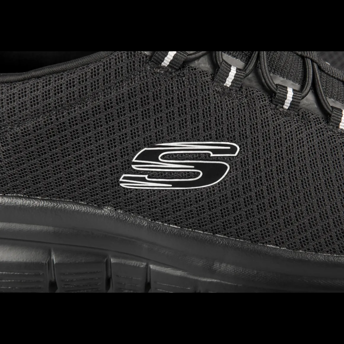 Sneakers ZWART SKECHERS BURNS