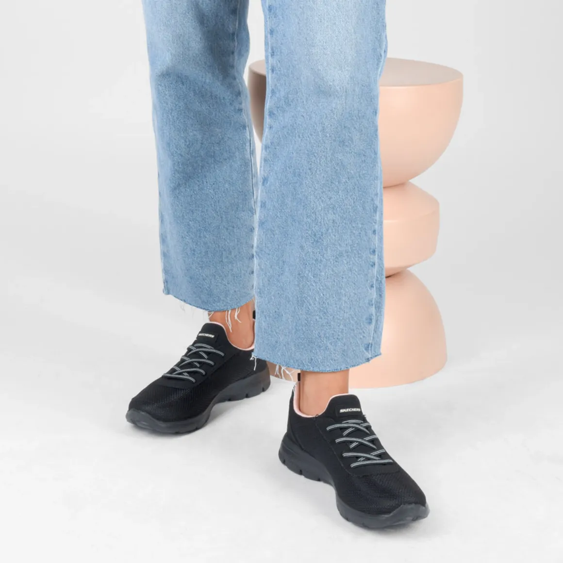 Sneakers ZWART SKECHERS Pure Genius-Bold Forever
