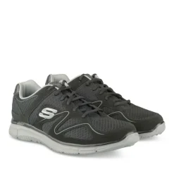 Sneakers ZWART SKECHERS Satisfaction Flash Point