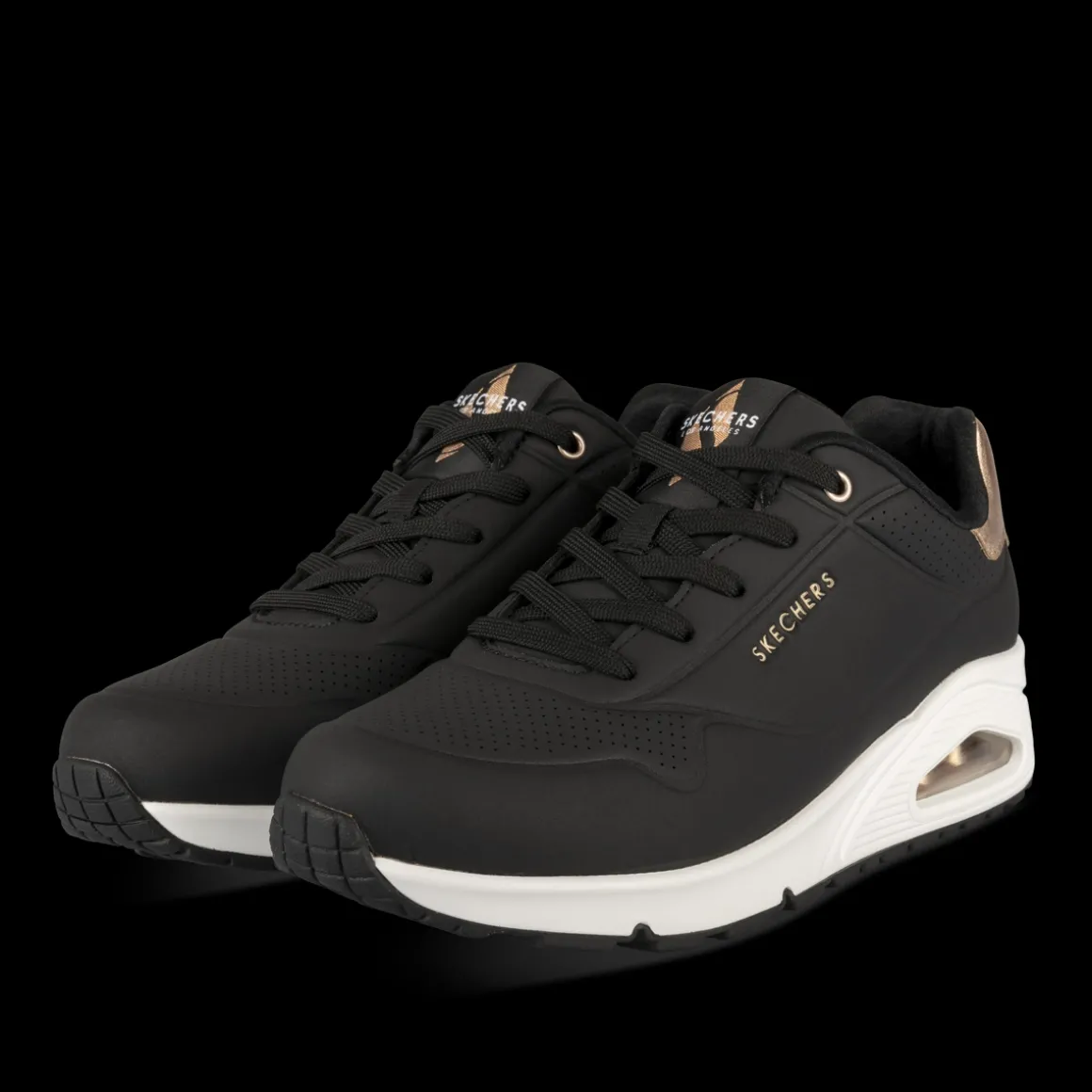 Sneakers ZWART SKECHERS UNO