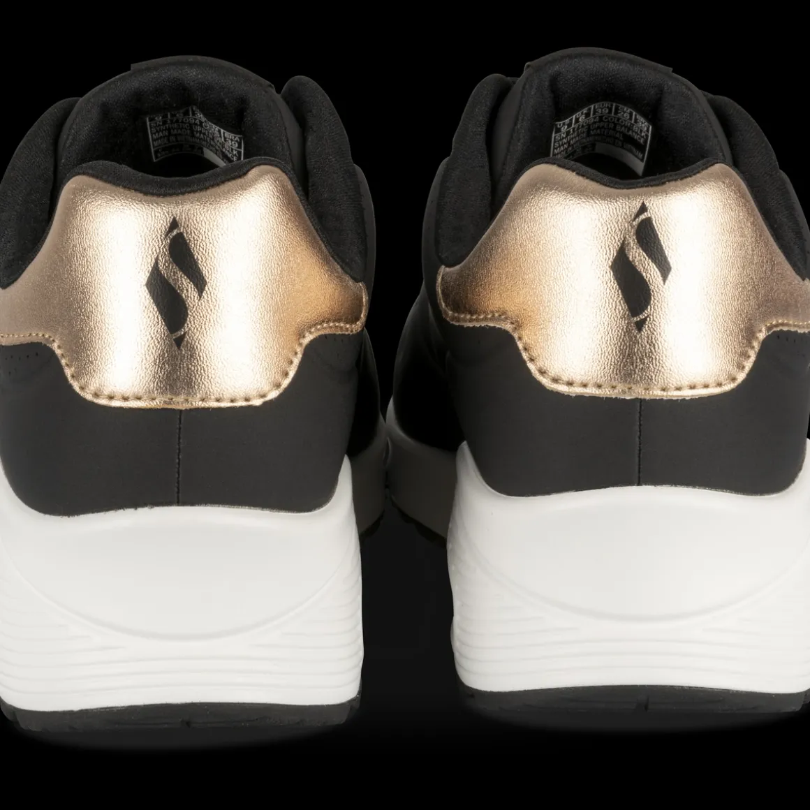 Sneakers ZWART SKECHERS UNO