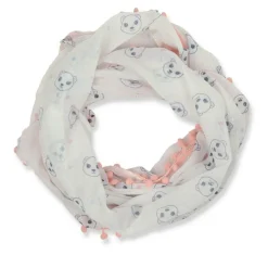 Snood WIT LOVELY SKULL