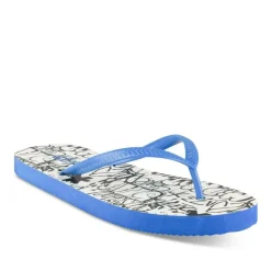 Teenslippers BLAUW