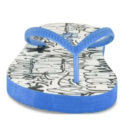Teenslippers BLAUW