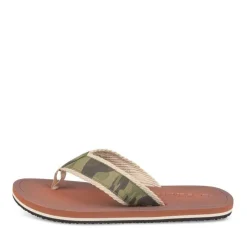 Teenslippers GROEN DENIM SIDE