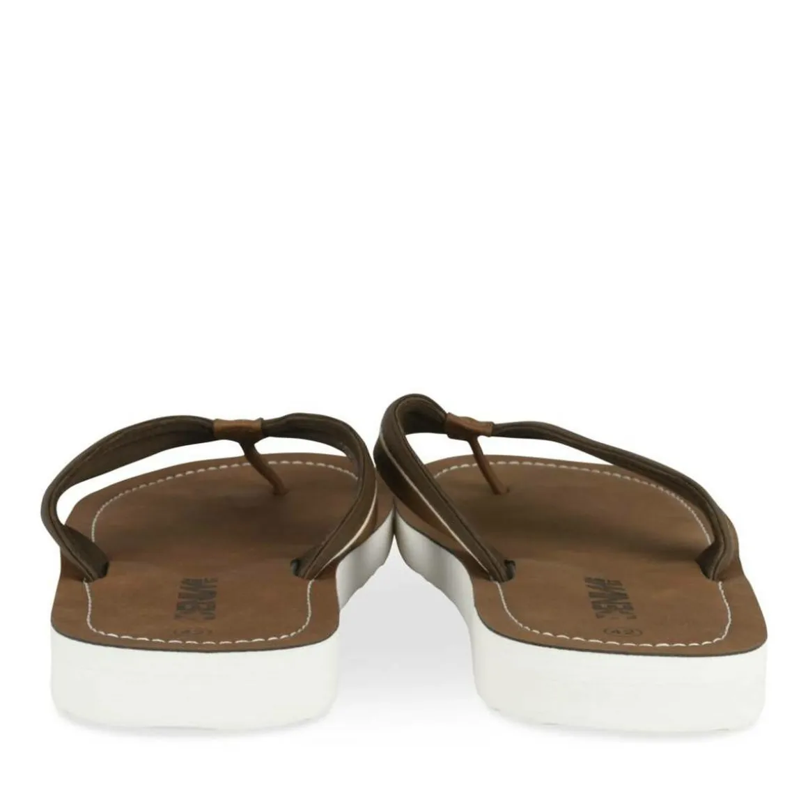 Teenslippers KASTANJEBRUIN
