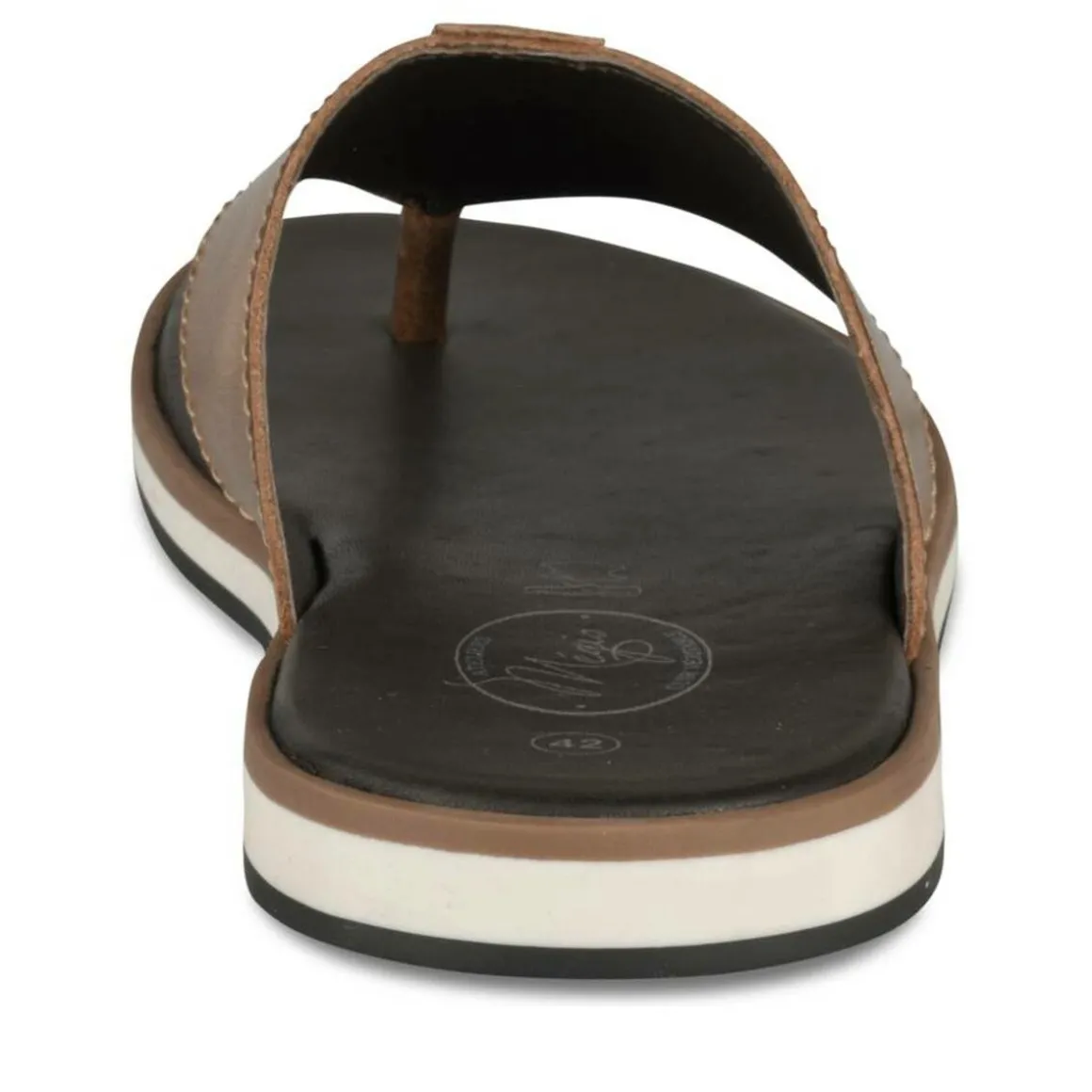 Teenslippers KASTANJEBRUIN