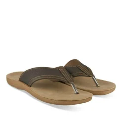 Teenslippers KASTANJEBRUIN