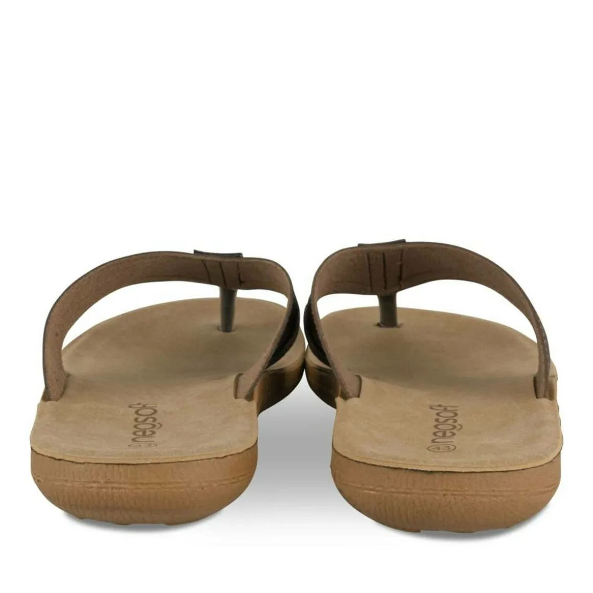 Teenslippers KASTANJEBRUIN