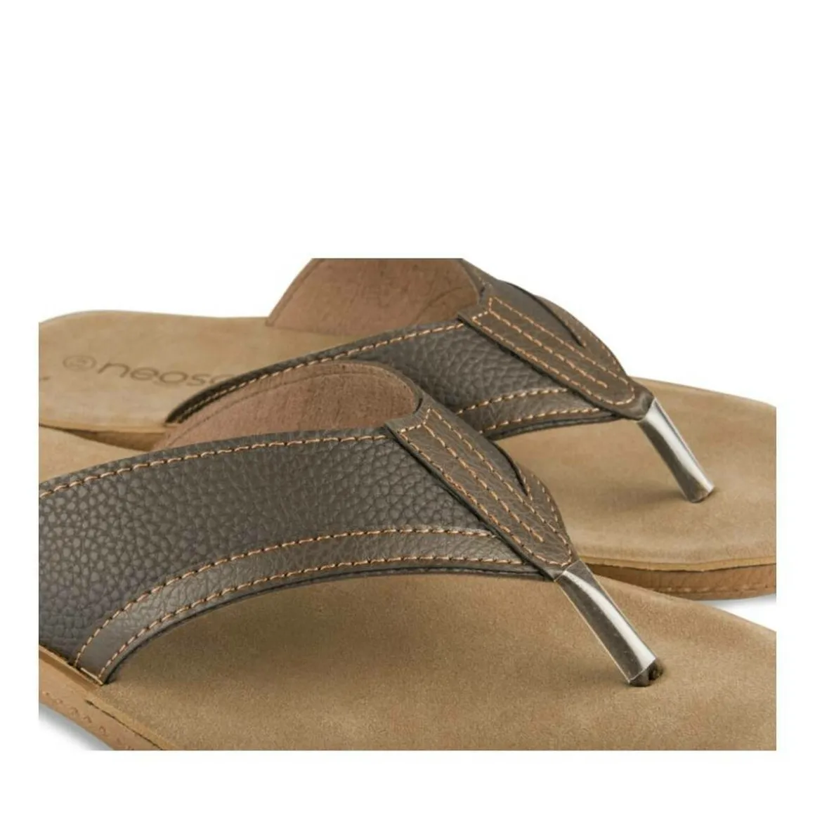 Teenslippers KASTANJEBRUIN