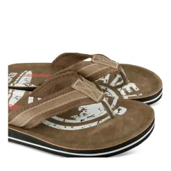 Teenslippers KASTANJEBRUIN