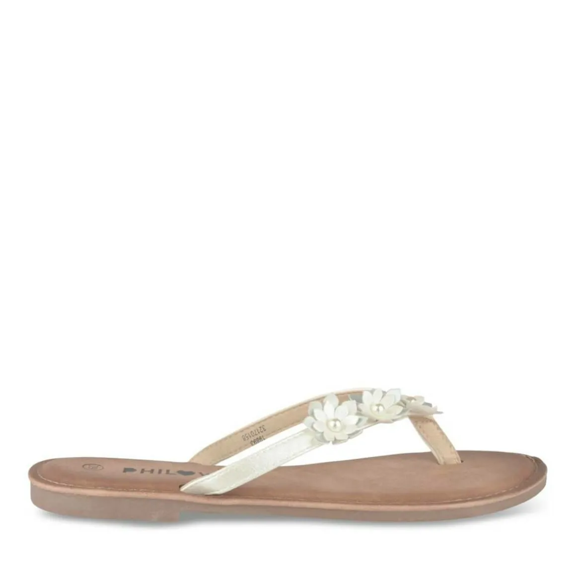 Teenslippers WIT PHILOV