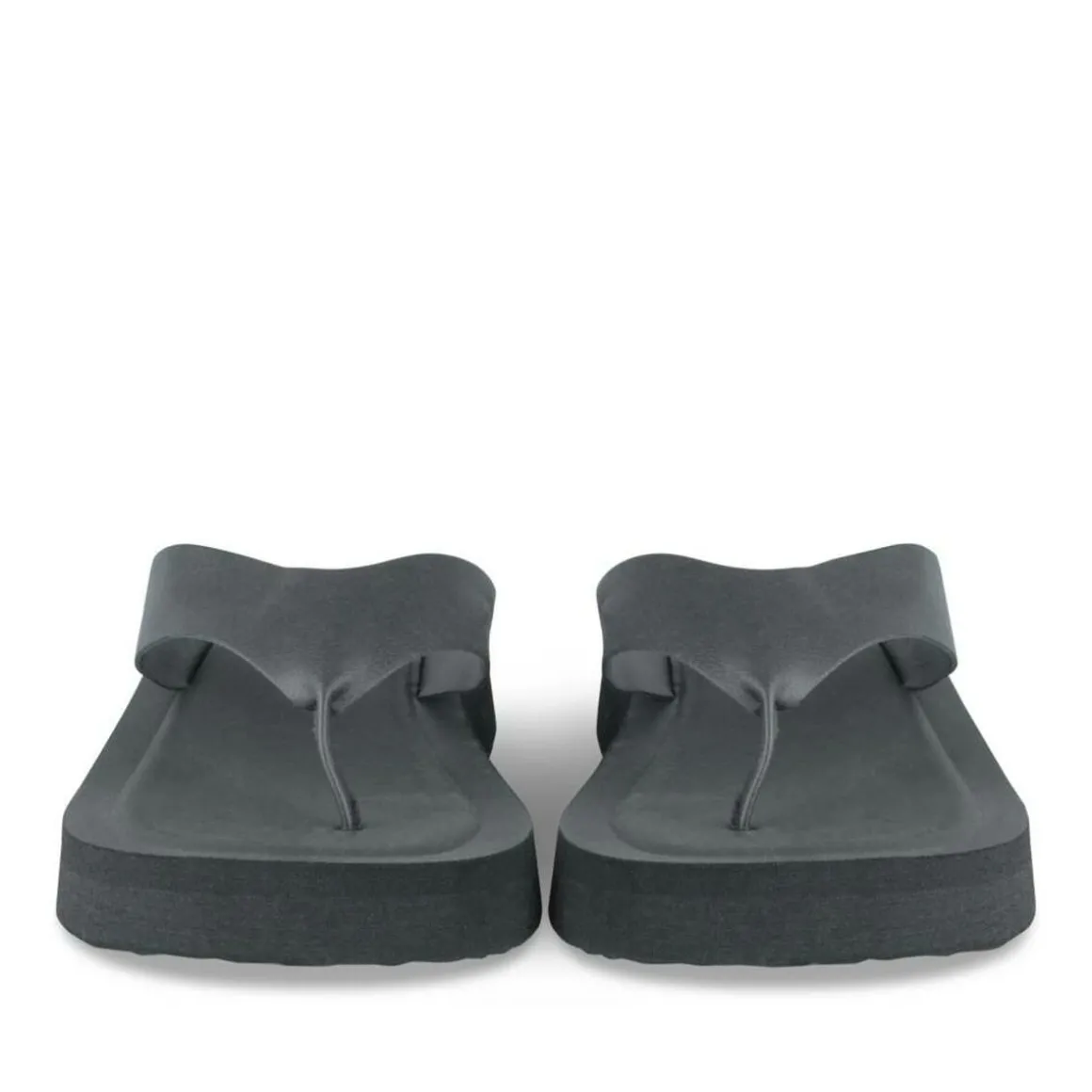 Teenslippers ZWART