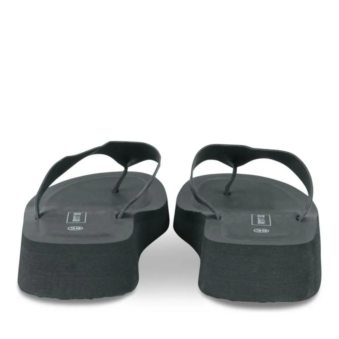 Teenslippers ZWART