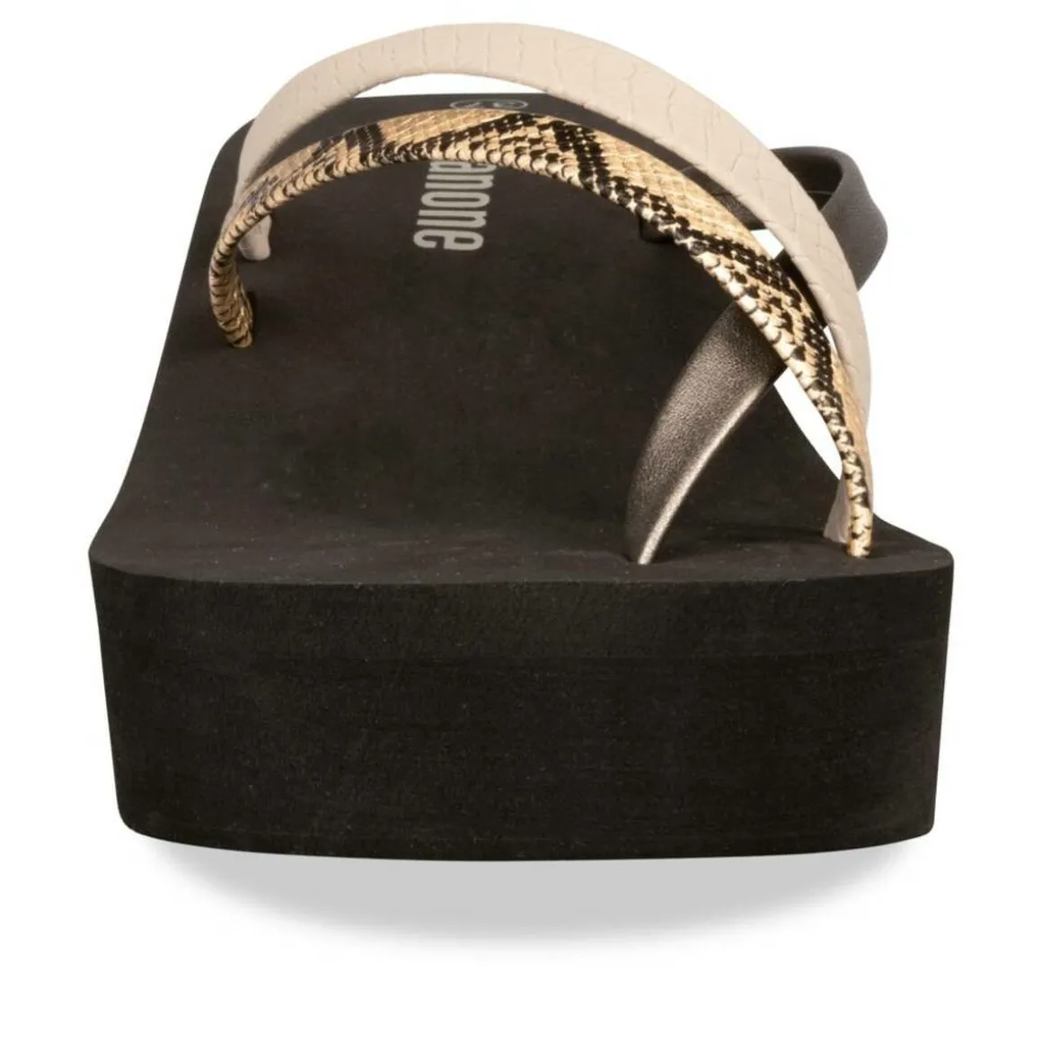 Teenslippers ZWART