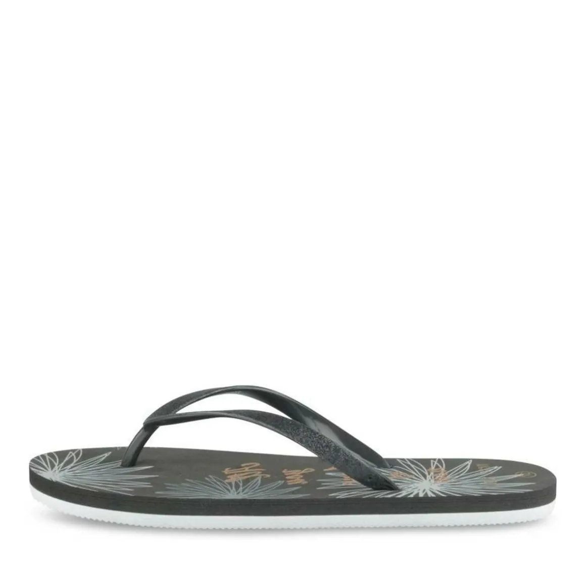 Teenslippers ZWART