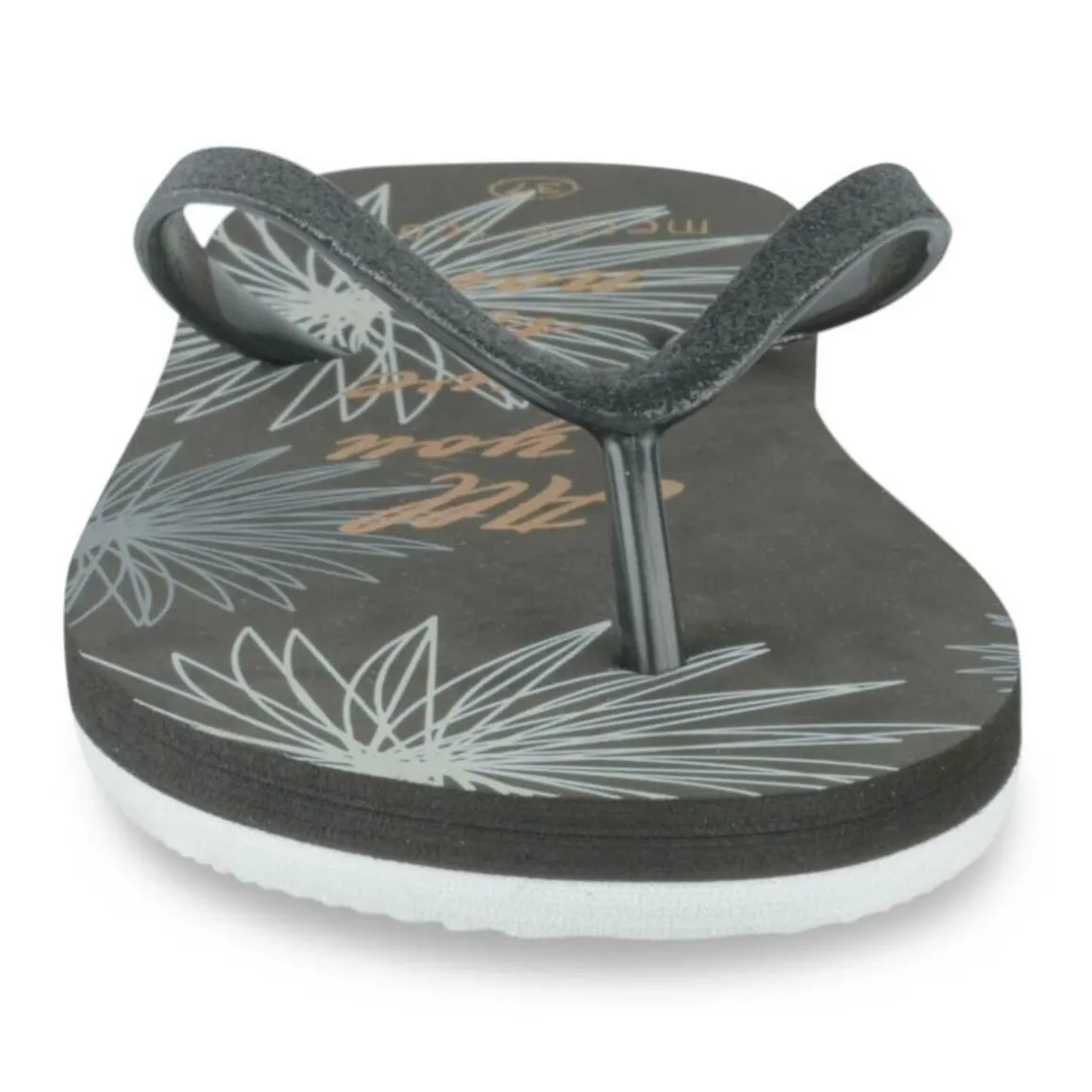 Teenslippers ZWART