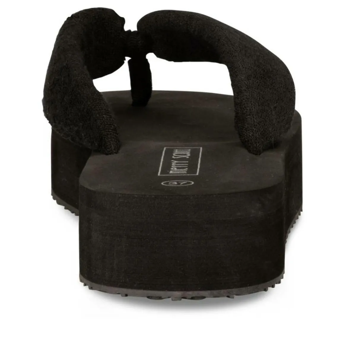 Teenslippers ZWART