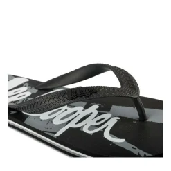Teenslippers ZWART