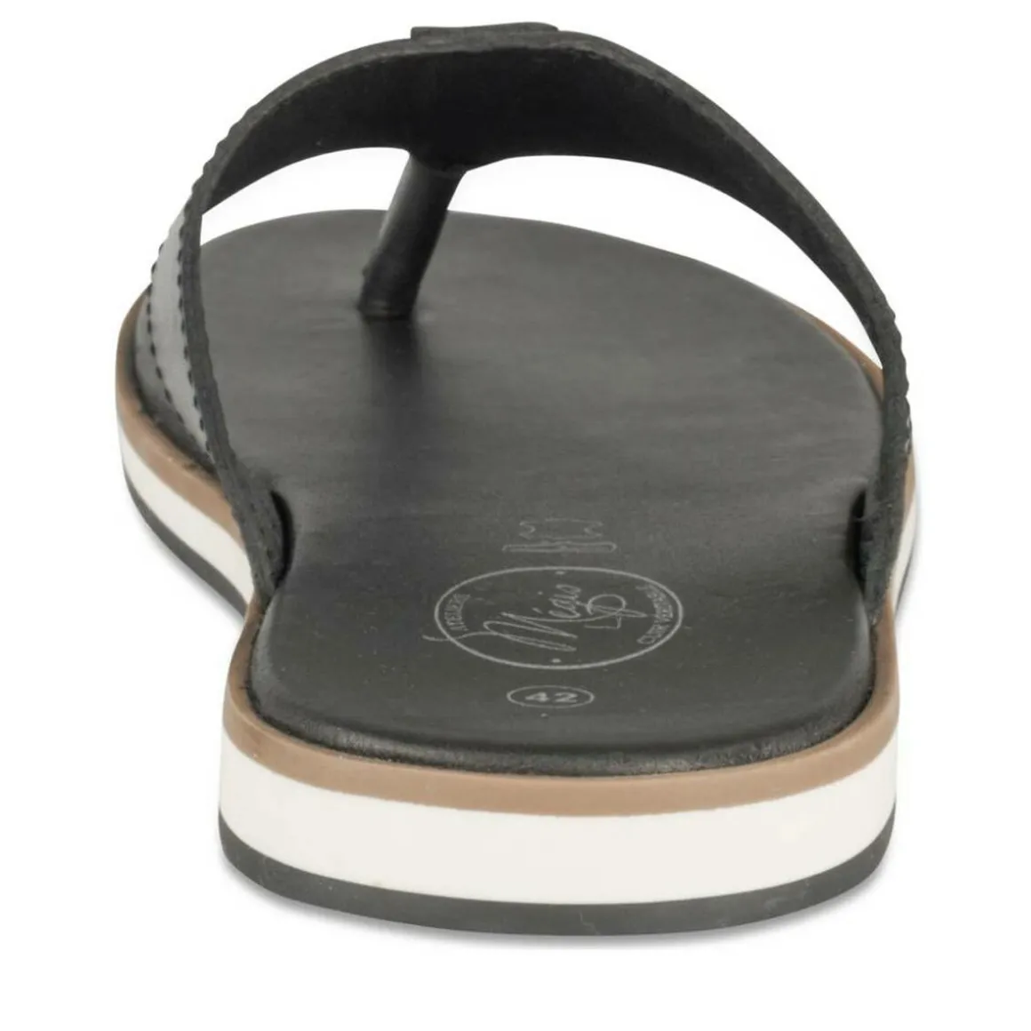 Teenslippers ZWART
